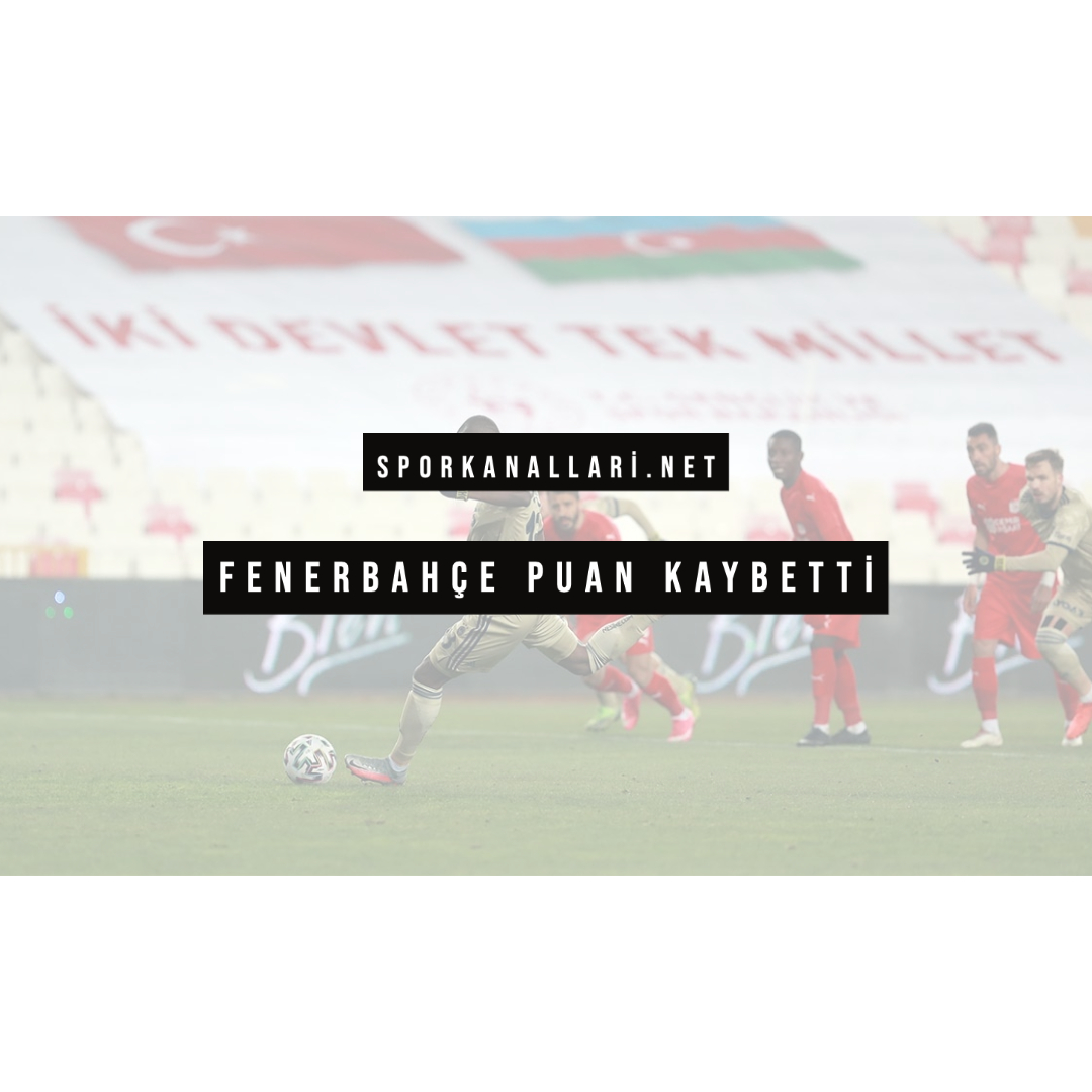FENERBAHÇE PUAN KAYBETTİ